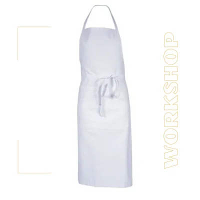 Tablier Valet Blanc avec poche