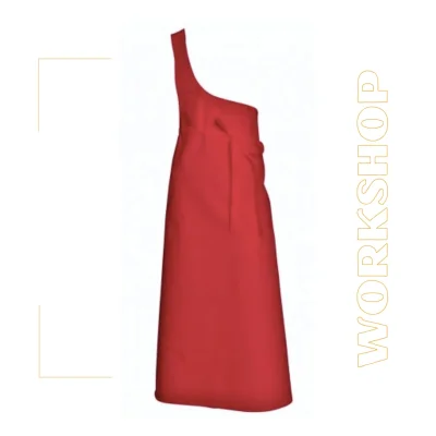 Tablier Boucher Rouge